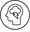 a black circle with a black background